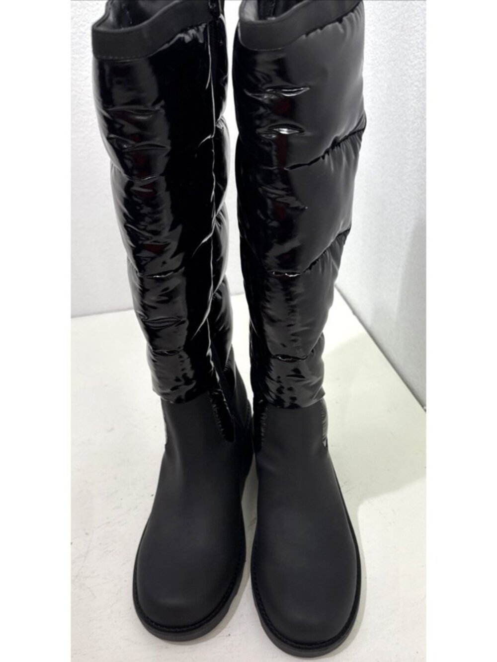 INC Hiliah Puffy Puffer Pull On Wedge Knee-High Winter Boots Womens Size 11M - Picture 9 of 12